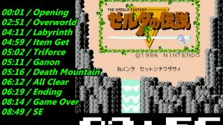 Nes The Legend of Zelda FDS Soundtrack [upl. by Niraj159]