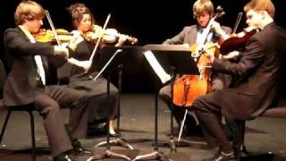 Aeolus Quartet performs Bartok Quartet No 5 V Finale  Allegro Vivace [upl. by Ramalahs]