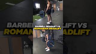 Deadlift vs Romanian Deadlift RDL  DIFFERENCES 🏋🏼‍♂️ [upl. by Lyford816]