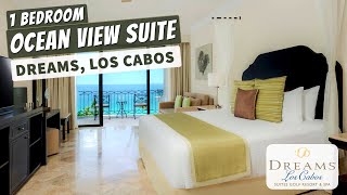 One Bedroom Suite Ocean View  Dreams Los Cabos  Full Walkthrough Tour amp Review  4K [upl. by Annodam]