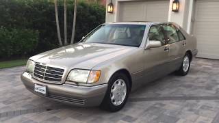 1995 Mercedes Benz S500 W140 Review and Test Drive by Bill  Auto Europa Naples [upl. by Nnauol]