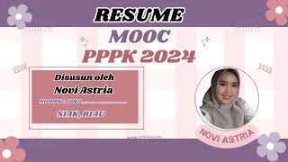 Resume Jurnal MOOC PPPK 2024 [upl. by Prisca126]