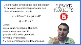 Ejercicios de análisis dimensional nivel universitario resueltos [upl. by Uhej603]