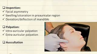 TMJ examination [upl. by Ahsinid]