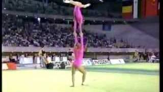 Sports Acrobatics Womens Pair Ⅲ URS 1991 [upl. by Byrle]