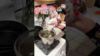 Use a pot lid to make an improvised double boiler Great for melting chocolate baking chocolate [upl. by Begga]