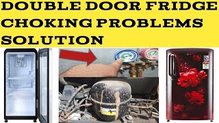 fridge ka choking kaisa hatana Hai♈double door fridge choking problem♈fridge choking problem in Urdu [upl. by Trahern348]