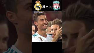 Real Madrid VS Liverpool  CR7🔥  Real Madrid Became Champions 2018  football shorts highlights [upl. by Atiugal]