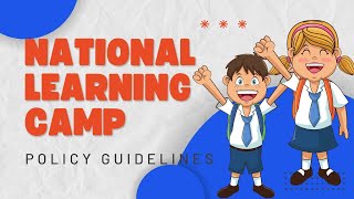 NATIONAL LEARNING CAMP PROCEDURE [upl. by Harbert]