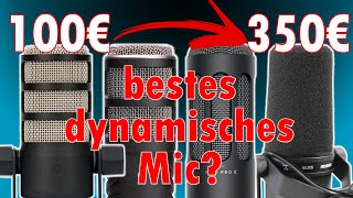 M70 Pro X Procaster Podmic SM7b Vergleich Deutsch TechBoss Mic vs Mic Mikrofon Test [upl. by Vernor959]