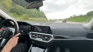 Bmw 330d G20 top speed on Autobahn 189 [upl. by Monie]