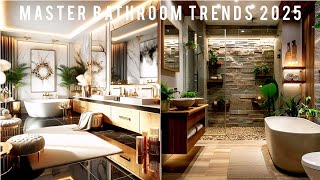 Latest Master Bathroom Design Trends for 2025  Transform Your Bathroom into a Luxurious Retreat [upl. by Idnis]