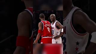 Kobe Bryant and Michael Jordan at 2003 AllStar Game nba kobebryant michaeljordan [upl. by Arised]