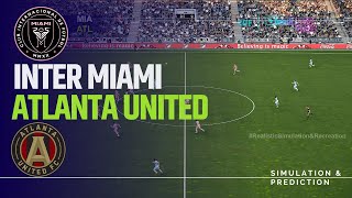 INTER MIAMI vs ATLANTA UNITED 2024 Major League Soccer eFootball Simulación [upl. by Sunev7]