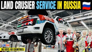 How Much For Land Curiser Service In Russia  Ep  46 India To London Road Trip [upl. by Cerelia]