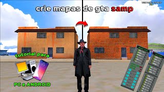 COMO MAPEAR MAPAS DE GTA SAMP PELO ANDROIDPC  TEXTURE STUDIO E GM MAPER [upl. by Assi]