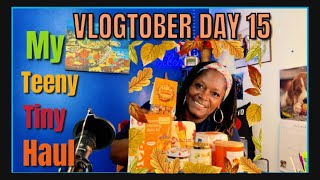 Tasty Tuesday Butter Rum Caramel  My teeny tiny haul  VLOGTOBER 2024 caramel haul [upl. by Dupuy]