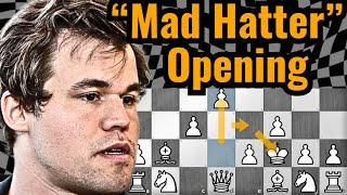 Magnus Carlsens Insane NEW OPENING Demolishes GM  One In A Billion Rarity [upl. by Val]