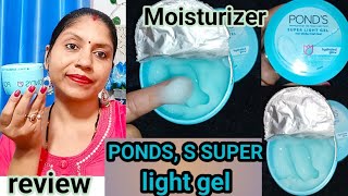 Ponds Super Light Gel Review 2023 Ponds moisturizing cream  Ponds [upl. by Idieh]