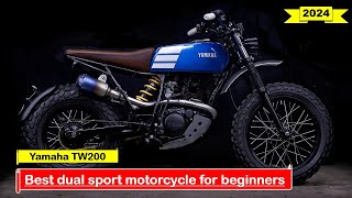 2024 Best dual sport motorcycle for beginners Yamaha TW200 [upl. by Ellicul]