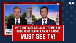 Pete Buttigieg Knows EXACTLY Why Trump Is Backing Out Of The Debates  Hes SCARED Of Kamala Harris [upl. by Ayit]