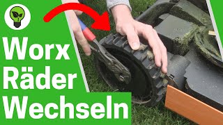 Worx Landroid Räder Wechseln ✅ TOP ANLEITUNG Mäh und Rasenroboter Festgefahren 👉 Rad Tauschen [upl. by Cilla]