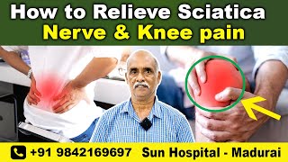 How to Relieve Your Sciatica Backpain  Physiotherapy Treatment amp Exercises  Sun Hospital Madurai [upl. by Gemma]