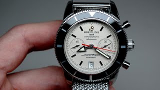 Breitling Superocean Heritage Chronograph 44 Review Model A2337024 [upl. by Kalman634]