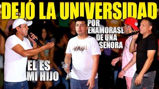 PUCHITO ENCARA A SU HIJO quotDejó la universidad por enamorarse de una señora ahora quiere ser cómicoquot [upl. by Nagaet526]