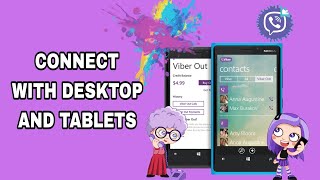 How To Connect With Desktop And Tablets On Viber App [upl. by Colner]