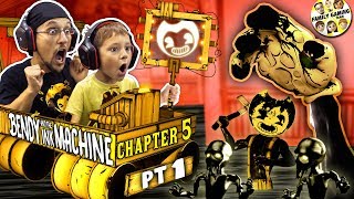 BENDY amp the INK MACHINE Chapter 5 The END of FGTEEV  BENDY Secrets on the Wall [upl. by Kosaka]