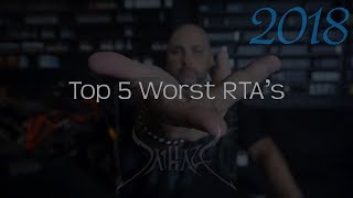 Top 5 Worst RTAs of 2018  Honorable Mention wStory [upl. by Cassy]