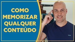 Memorização Como memorizar qualquer conteúdo [upl. by Mok]