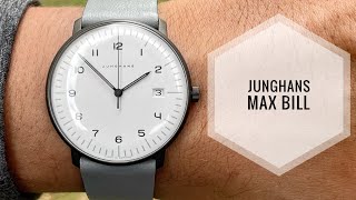 Junghans Max Bill Review  Bauhaus Done Right [upl. by Selrac196]