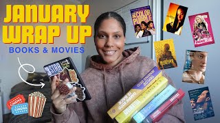 January Wrap Up BOOKS amp MOVIES 📚🍿 [upl. by Gustave]