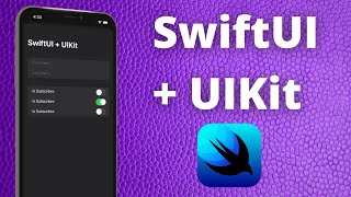 Adding SwiftUI to UIKit App with UIHostingController SwiftUI 2021 iOS Xcode 12 [upl. by Katine]