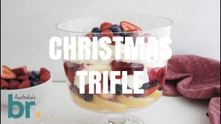 How To Make Classic Christmas Trifle  Australias Best Recipes [upl. by Mile402]