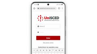 Como acessar a plataforma da UnISCED pelo celular [upl. by Oderfigis571]