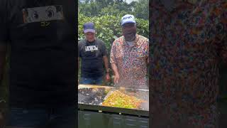 Check out this Alligator amp Crawfish Pasta on the Flattop Griddle with ​⁠BunBTrillOG  Lets Go [upl. by Thrasher]