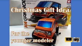 Tamiya 4x4 mini Jeep  K4 Gambol  An ideal Christmas present for the younger modeller [upl. by Terrye]