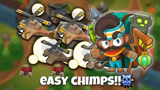 BEAT RAVINE CHIMPS EASY  BTD6 GUIDE 363 [upl. by Lahcim]