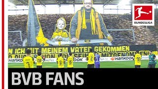 Pure Emotion in Dortmund  BVB Fans put on Spectacular FatherSon Tifo [upl. by Groh273]