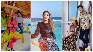 Kanwal Aftab and Zulqarnain latest tiktok videos  Maldives island 🏝️ tiktok videos 💞 [upl. by Hess]