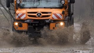 Unimog klettert 110 Steigung [upl. by Nylakcaj]