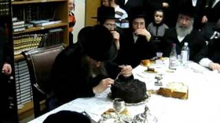 The Kosover Rebbe Tu BShvat Tisch In Boro Park Part 3 [upl. by Inaoj]