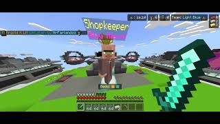 2 vs 4 in Minecraft bedwars lifeboat [upl. by Hebe622]