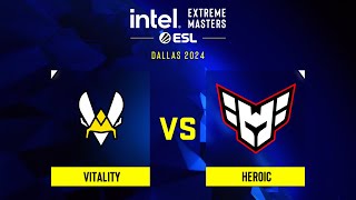 Vitality проти Heroic  IEM Dallas 2024 [upl. by Darwin635]