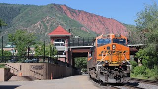 Glenwood Springs Colorado Railfanning [upl. by Kapor]