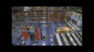 Amazing mezzanine floor Built in 1 minute timelapse [upl. by Lehcem902]