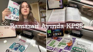 Ramazan Ayında KPSS Vlog 2🌙  Derslere yetişemiyorumm kpss kpsslisans studyvlog [upl. by Cathlene]